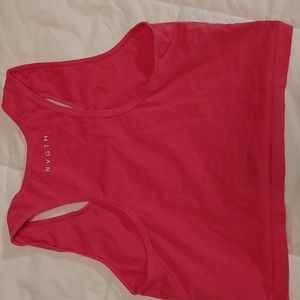 NVGTN Pink Cropped Tank Size